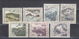 Bulgaria 1967 - Mountain Tops, Mi-Nr. 1750/56, MNH** - Neufs