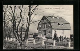 AK Oldenburg I. H., Villa Und Nachbarhaus Mit Garten  - Oldenburg (Holstein)