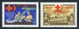 Russia 2110-2111, MNH. Michel 2142-2143. USSR Red Cross-Red Crescent, 40, 958. - Unused Stamps
