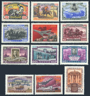 Russia 2095-2106,MNH. Michel 2113-2123. Russian Postage Stamps, Centenary, 1958. - Unused Stamps