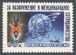 Russia 2077 Error 2171K,MNH. Peaceful Uses Of Atomic Energy,1958.Satellites. - Neufs