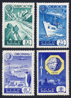 Russia 2232-2235 Bl./4, MNH. Mi 2259/2277. Geophysical Year 1959. Glacier Survey - Unused Stamps