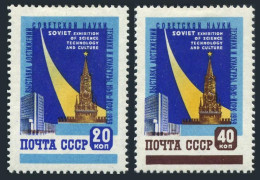 Russia 2210-11,2211a, MNH. Mi 2240-2241, Bl.28. Soviet EXPO: Science,Technology. - Neufs