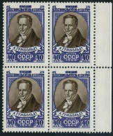 Russia 2196 Block/4, MNH. Michel 2224. Alexander Von Humboldt, Naturalist, 1959. - Neufs