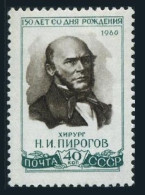 Russia 2401 Sheet/80 Stamps,MNH.Michel 2428. N.I.Pirogov,surgeon.1960. - Ungebraucht