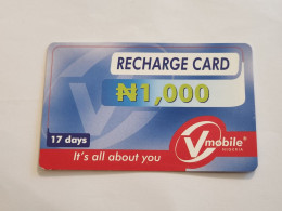 NIGERIA-(NG-VMO-REF-0002)-V-mobile-(3812-2521-0479-1104)-(5)-(1000 Naria Nigri)-used Card - Nigeria