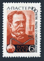 Russia 2608 Block/4, MNH. Michel 2620. Louis Pasteur, French Chemist, 1962. - Unused Stamps