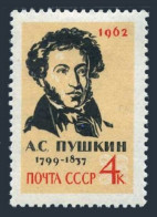 Russia 2560 Block/4, MNH. Michel 2573. Aleksander Pushkin, 125th Death Ann. 1962 - Unused Stamps