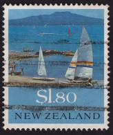NEW ZEALAND 1990 Early Settlements $1.80 Rangitoto Island Sc#996 USED @O578 - Used Stamps