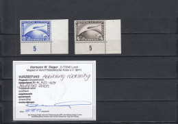 Deutsches Reich: MiNr. 423 - 424, Eckrand, Postfrisch, BPP Befund - Unused Stamps