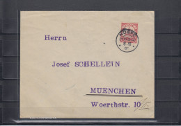 Togo 1907: Brief Noepe, Entwertung Rot Schiffszeichnung Sehr Klar Nach München - Togo