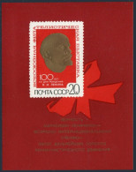 Russia 3710-3711, MNH. Mi 3738,Bl.62. USSR PhilEXPO Vladimir Lenin-100, 1970. - Ongebruikt