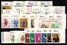 Berlin 326-352 Postfrisch Vom Eckrand, 1969 Ohne Dauerserien #JR308 - Andere & Zonder Classificatie