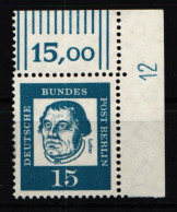 Berlin 203 DZ Postfrisch Druckerzeichen 12 #JR345 - Altri & Non Classificati