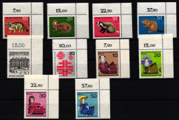 Berlin 316-325 Postfrisch Vom Eckrand, 1968 Ohne Dauerserien #JR424 - Andere & Zonder Classificatie