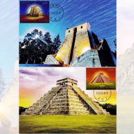 China Maximum Card，2022-5 China Mexico 50th Anniversary Of Diplomatic Relations Extreme Film Observatory Pyramid, Jointl - Maximumkarten