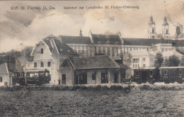 St Florian - Bahnhof Der Lokalbahn St Florian - Ebelsberg , Strassenbahn 1928 - Linz