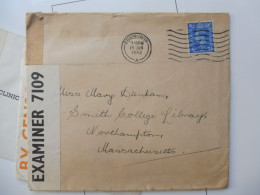 Censor Censored Censure Militaire 15/01/1942 Grande Bretagne British Great Britain Edinburgh ( Hors Format ) - Militaria