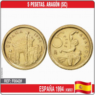 F0042# España 1994. 5 Pesetas. Aragón (SC) KM931 - 5 Pesetas