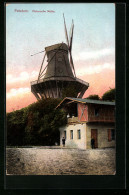 AK Potsdam, Die Historische Windmühle Bei Sanssouci, Von Der Strasse Gesehen  - Windmills