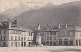 03-64) LARUNS (BASSES PYRENEES) LA PLACE ET LE PIC DE GER 1908 - (  2 SCANS ) - Laruns