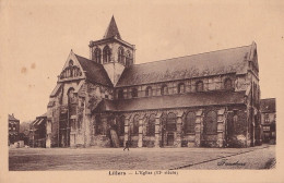 O10-62) LILLERS - L ' EGLISE - XI° SIECLE - ( 2 SCANS ) - Lillers