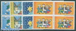 Netherlands 1983 Child Welfare 4v Blocks Of 4 [+], Mint NH, Art - Children's Books Illustrations - Ongebruikt