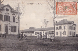 O10-40) MONTFORT EN CHALOSSE (LANDES) - LES ECOLES - ( ANIMEE - GROUPE D ' ENFANTS - ECOLIERS ) - Montfort En Chalosse