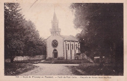 O10-56) ROUTE  DE PLOUAY AU FAOUET - FORET DE PONT CALLEC - CHAPELLE  DE SAINTE ANNE DES BOIS  - 2 SCANS  - Faouët