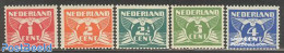 Netherlands 1924 Definitives Without WM 5v, Mint NH, Nature - Birds - Ongebruikt