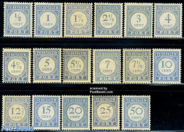 Netherlands 1912 Postage Due 17v, Unused (hinged) - Other & Unclassified