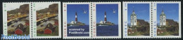 Norway 1997 Tourism 3x2v [:], Mint NH, Religion - Transport - Various - Churches, Temples, Mosques, Synagogues - Ships.. - Nuovi