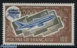 French Polynesia 1975 UPU Centenary 1v, Mint NH, Transport - U.P.U. - Aircraft & Aviation - Nuevos