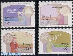 Portugal 1992 Nautical Instruments 4v, Mint NH, History - Science - Transport - Explorers - Astronomy - Weights & Meas.. - Neufs