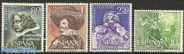 Spain 1961 Velasquez 4v, Mint NH, Various - Textiles - Art - Paintings - Unused Stamps