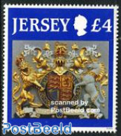 Jersey 1995 Royal Coat Of Arms 1v, Mint NH, History - Coat Of Arms - Jersey
