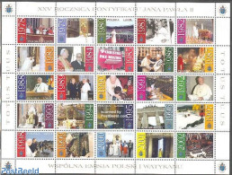 Poland 2003 Pope John Paul II 25v, Joint Issue Vatican, Mint NH, Religion - Various - Pope - Religion - Joint Issues - Nuevos