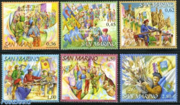 San Marino 2006 Crossbow Association 6v, Mint NH, Sport - Various - Sport (other And Mixed) - Folklore - Nuovi