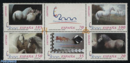 Spain 1999 ESPA A, Horses 6v, Mint NH, Nature - Horses - Nuevos