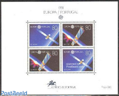 Portugal 1991 Europa, Space S/s, Mint NH, History - Transport - Europa (cept) - Space Exploration - Unused Stamps