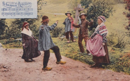 O23- LA BOURRE  D  ' AUVERGNE - LA BOURREIO D ' AUBERGNO - DANSE - FOLKLORE - ( 2 SCANS ) - Danses