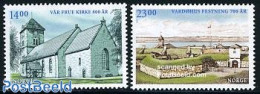 Norway 2007 Architecture 2v, Mint NH, Religion - Churches, Temples, Mosques, Synagogues - Ungebraucht
