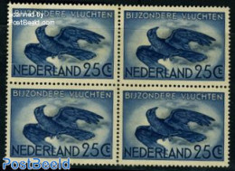 Netherlands 1953 Airmail 1v Block Of 4 [+], Mint NH, Nature - Birds - Airmail