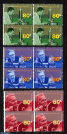 Netherlands 1995 Nobel Prize Winners 3v, Blocks Of 4 [+], Mint NH, History - Science - Nobel Prize Winners - Chemistry.. - Nuovi