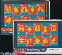 Netherlands 2003 Christmas Pres.pack (2), Mint NH, Nature - Performance Art - Religion - Cats - Deer - Dogs - Dance & .. - Neufs