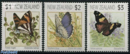 New Zealand 1991 Butterflies 3v, Mint NH, Nature - Butterflies - Nuovi