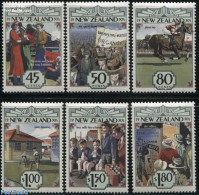 New Zealand 1993 The 1930s 6v, Mint NH, Health - Nature - Performance Art - Food & Drink - Horses - Film - Art - Fashion - Unused Stamps
