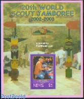 Nevis 2002 World Jamboree S/s, Mint NH, Sport - Scouting - St.Kitts Und Nevis ( 1983-...)