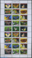 Suriname, Republic 2008 Butterflies Sheet (with 2 Sets), Mint NH, Nature - Butterflies - Surinam
