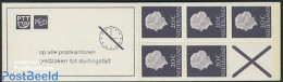 Netherlands 1968 5X20C Booklet, Phosphor, Count Block On Cover, Mint NH, Stamp Booklets - Neufs
